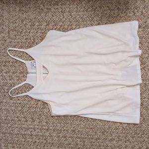 White Flowy Top